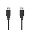 Nedis USB 2.0 Cable USB-A Male to USB-A Male 3m (CCGL60000BK30) (NEDCCGL60000BK30)-NEDCCGL60000BK30