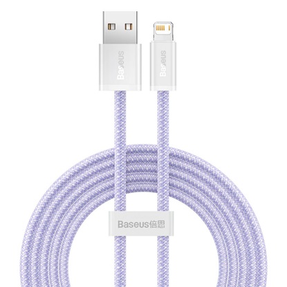 Baseus Καλώδιο USB σε Lightning Dynamic 2 Series 2.4A 2m Λιλά (CALD040105) (BASCALD040105)-BASCALD040105