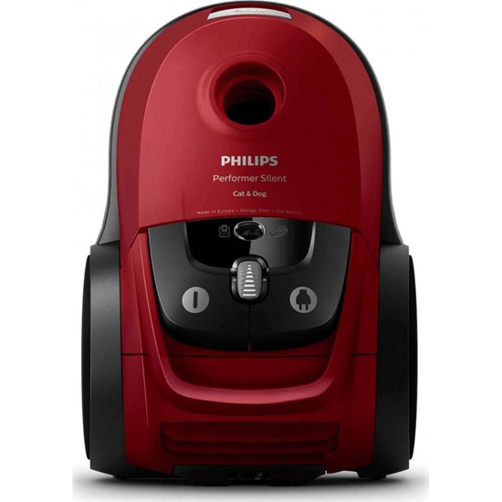 Philips Performer Silent Ηλεκτρική Σκούπα 750W με Σακούλα 4lt Κόκκινη (FC8784/09) (PHIFC8784-09)-PHIFC8784-09