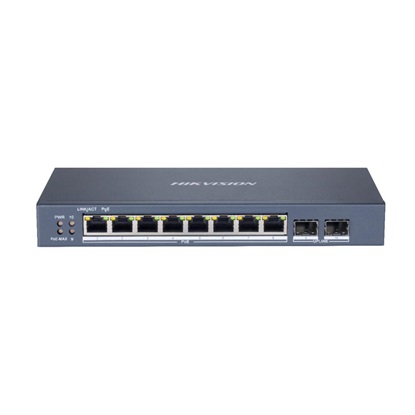 Hikvision 10 Port Smart Managed Gigabit PoE EI Series (DS-3E1510P-EI/M) (HKVDS-3E1510P-EI-M)-HKVDS-3E1510P-EI-M