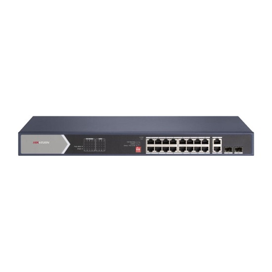 Hikvision 20 Port Unmanaged PoE Switch L2 Series (DS-3E0520HP-E) (HKVDS-3E0520HP-E)-HKVDS-3E0520HP-E