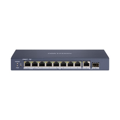 Hikvision 10 Port Unmanaged PoE Switch L2 Series (DS-3E0510HP-E) (HKVDS-3E0510HP-E)-HKVDS-3E0510HP-E