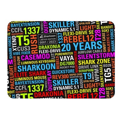 Sharkoon 20 Years Mouse Mat (20YEARSMM) (SHR20YEARSMM)-SHR20YEARSMM