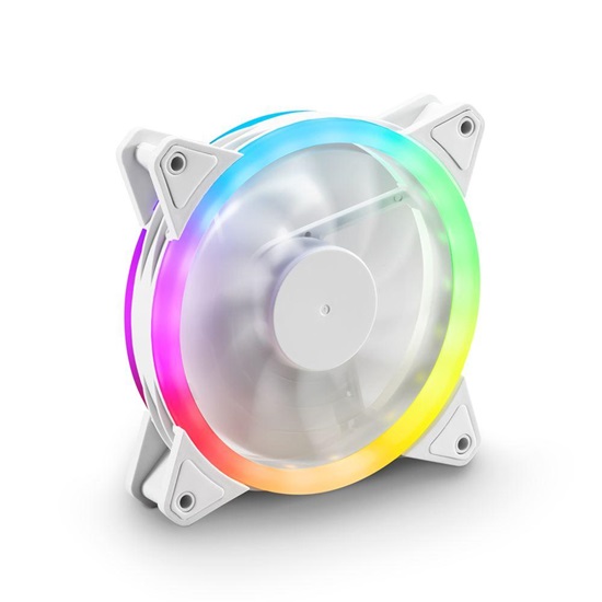 Sharkoon Shark Blades Case Fan 120mm με RGB Φωτισμό και Σύνδεση 4-Pin PWM Λευκό (SHBLRGBWH) (SHRSHBLRGBWH)-SHRSHBLRGBWH