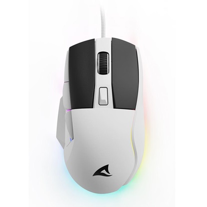 Sharkoon SGM35 RGB Gaming Ποντίκι 6400 DPI Λευκό (SGM35WH) (SHRSGM35WH)-SHRSGM35WH