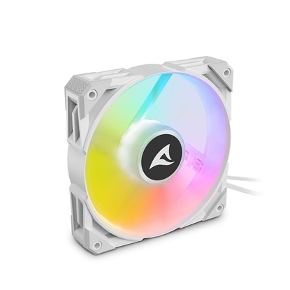 Sharkoon Rebel F50 Case Fan 120mm με RGB Φωτισμό και Σύνδεση 4-Pin PWM Λευκό (REBF50ARGBWH) (SHRREBF50ARGBWH)-SHRREBF50ARGBWH