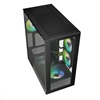 Sharkoon Rebel C60 RGB Gaming Midi Tower Κουτί Υπολογιστή με Πλαϊνό Παράθυρο Μαύρο (REBC60RGBBK) (SHRREBC60RGBBK)-SHRREBC60RGBBK