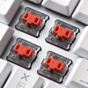 Sharkoon PureWriter TKL RGB Gaming Μηχανικό Πληκτρολόγιο Tenkeyless με Kailh Red διακόπτες και RGB φωτισμό (Αγγλικό US) Λευκό (PUWRTKLWHRD) (SHRPUWRTKLWHRD)-SHRPUWRTKLWHRD