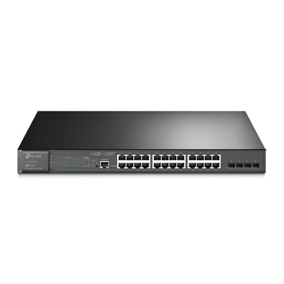 TP-Link JetStream 28-Port Gigabit L2 Managed Switch with 24-Port PoE+ (TL-SG3428MP) (TPTL-SG3428MP)-TPTL-SG3428MP