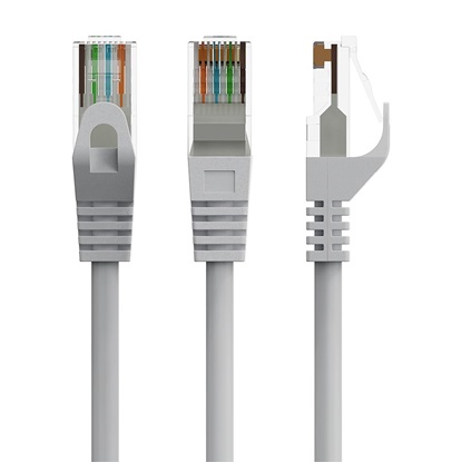 Gembird U/UTP Cat.6 Καλώδιο Δικτύου Ethernet 0.25m Γκρι (PP6U-0.25M) (GEMPP6U-0.25M)-GEMPP6U-0.25M