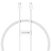 Baseus USB 2.0 Cable USB-C male - USB-C 100W Λευκό 2m (P10365200211-04) (BASP10365200211-04)-BASP10365200211-04