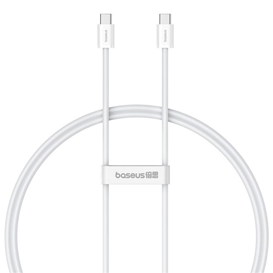 Baseus USB 2.0 Cable USB-C male - USB-C 100W Λευκό 2m (P10365200211-04) (BASP10365200211-04)-BASP10365200211-04