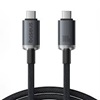 Baseus Fast Charging Cable Crystal Shine USB-C to USB-C 100W 1.5m 20Gb Black (P10318204111-00) (BASP10318204111-00)-BASP10318204111-00