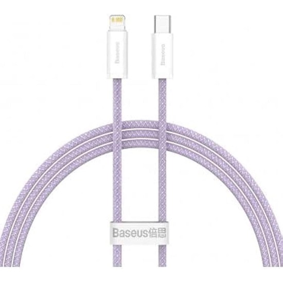 Baseus Καλώδιο USB-C σε Lightning Dynamic Series 20W 1m Μοβ (CALD000005) (BASCALD000005)-BASCALD000005