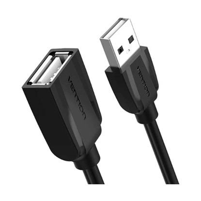 VENTION USB 2.0 Extension Cable 1.5M Black (VAS-A44-B150) (VENVAS-A44-B150)-VENVAS-A44-B150