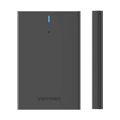 VENTION 2.5" Hard Drive Enclosure SATA III, (USB 3.1 Gen 2-C) Black (KPBB0) (VENKPBB0)-VENKPBB0