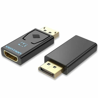 VENTION DisplayPort Male to HDMI Female Adapter Black (HBMB0) (VENHBMB0)-VENHBMB0