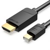 VENTION Mini DisplayPort to HDMI Cable 2M Black (HABBH) (VENHABBH)-VENHABBH