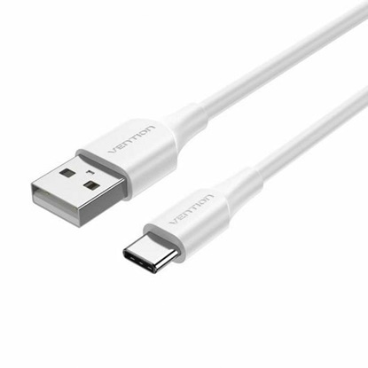 VENTION USB 2.0 A Male to Type-C Male 3A Cable 2M White (CTHWH) (VENCTHWH)-VENCTHWH