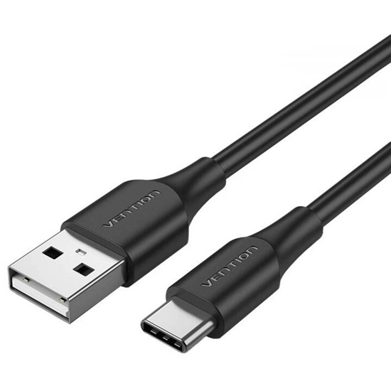 VENTION USB 2.0 A Male to Type-C Male 3A Cable 3M Black (CTHBI) (VENCTHBI)-VENCTHBI