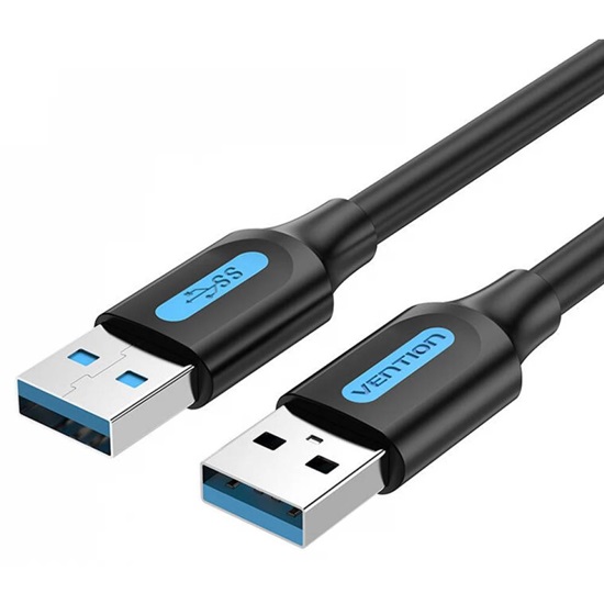 VENTION USB 3.0 A Male to A Male  Cable 3M Black PVC Type (CONBI) (VENCONBI)-VENCONBI