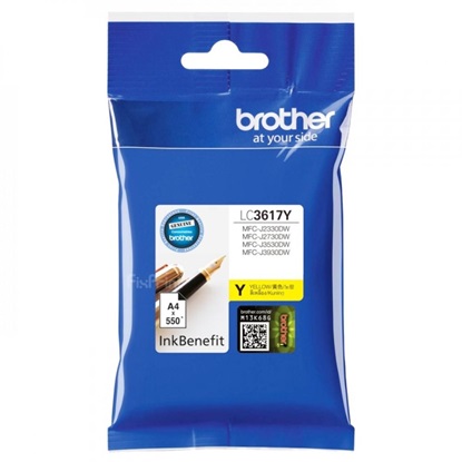 Brother Μελάνι Inkjet LC-3617Y Yellow (LC3617Y) (BRO-LC-3617Y)-BRO-LC-3617Y