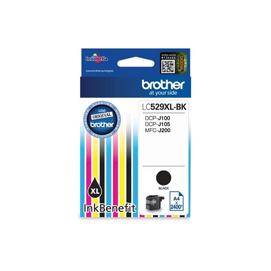 Brother Μελάνι Inkjet LC-529XLBK Black (LC529XLBK) (BRO-LC-529XLBK)-BRO-LC-529XLBK