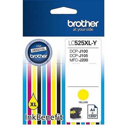 Brother Μελάνι Inkjet LC-525XLY Yellow (LC525XLY) (BRO-LC-525XLY)-BRO-LC-525XLY