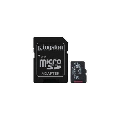 Kingston Industrial flash memory card 64 GB microSDXC UHS I (SDCIT2/64GB) (KINSDCIT2-64GB)-KINSDCIT2-64GB