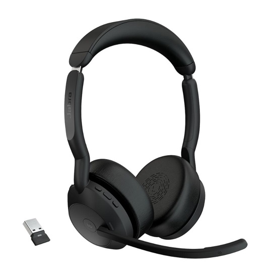 Jabra Evolve2 55 MS Stereo USB-A (25599-999-999) (JAB25599-999-999)-JAB25599-999-999