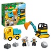 Lego Duplo: Truck & Tracked Excavator για 2+ ετών (10931) (LGO10931)-LGO10931