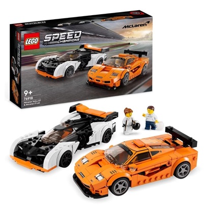 Lego Speed Champions Mclaren Solus Gt and Mclaren F1 LM για 9+ ετών (76918) (LGO76918)-LGO76918