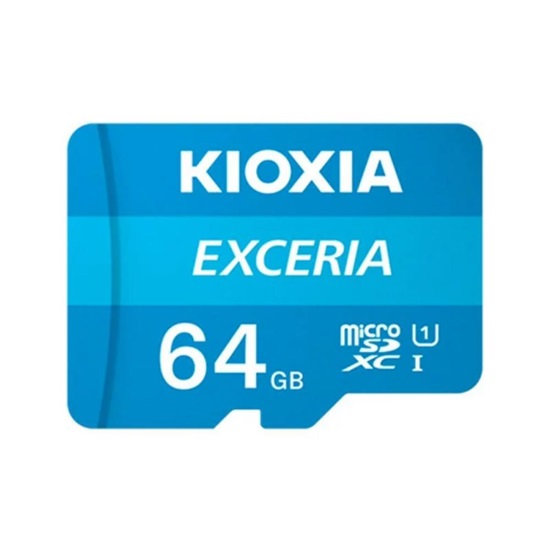 Kioxia Exceria microSDXC 64GB Class 10 U1 UHS-I με αντάπτορα (LMEX1L064GG2) (KIOLMEX1L064GG2)-KIOLMEX1L064GG2