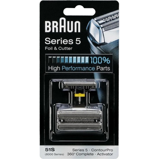 Braun Razor Blade 51S Black (72911) (BRA72911)-BRA72911