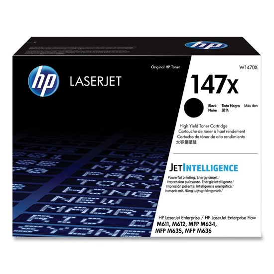 HP 147Y Black LaserJet Toner Cartridge (42k) (W1470Y) (HPW1470Y)-HPW1470Y