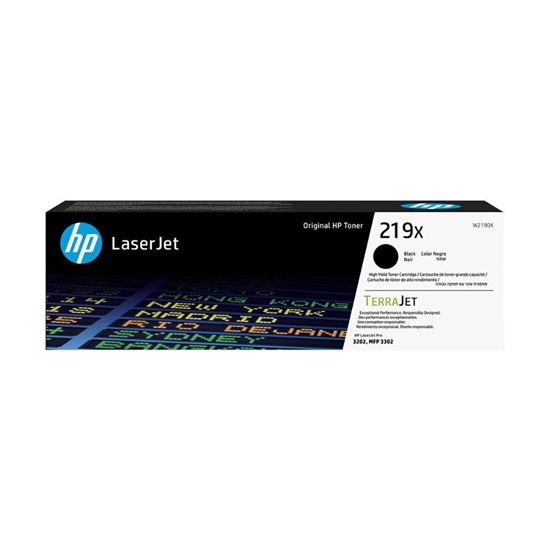 HP 219X Original LaserJet Toner Cartridge Cyan (W2190X) (HPW2190X)-HPW2190X