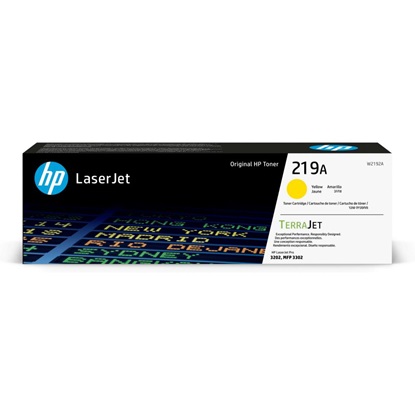 HP 219A Yellow LaserJet Toner Cartridge (W2192A) (HPW2192A)-HPW2192A