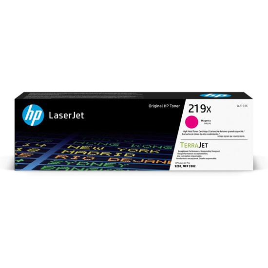 HP 219X Magenta LaserJet Toner Cartridge High Capacity (W2193X) (HPW2193X)-HPW2193X