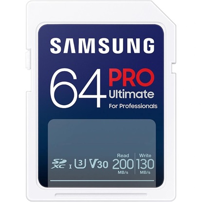 Samsung SDXC 64GB Class 10 U3 V30 UHS-I (MB-SY64S/WW) (SAMMB-SY64S-WW)-SAMMB-SY64S-WW