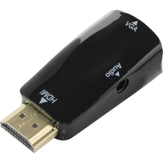 Gembird HDMI male to VGA female Μετατροπέας (A-HDMI-VGA-02) (GEMA-HDMI-VGA-02)-GEMA-HDMI-VGA-02