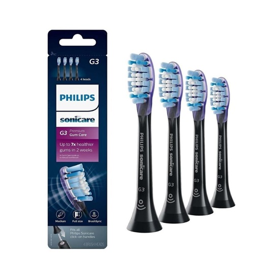 Philips Sonicare G3 Premium Gum Care Standard Ανταλλακτικές Κεφαλές για Ηλεκτρική Οδοντόβουρτσα 4τμχ (HX9054/33) (PHIHX9054-33)-PHIHX9054-33