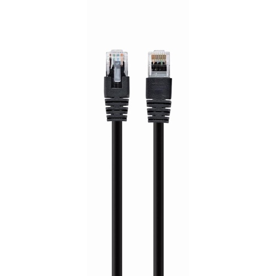 Gembird U/UTP Cat.5e Καλώδιο Δικτύου Ethernet 5m Μαύρο (PP12-5M/BK) (GEMPP12-5M-BK)-GEMPP12-5M-BK