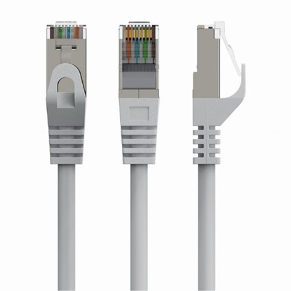 Gembird F/FTP Cat.6 Καλώδιο Δικτύου Ethernet 0.25m Γκρι (PP6-0.25M) (GEMPP6-0.25M)-GEMPP6-0.25M