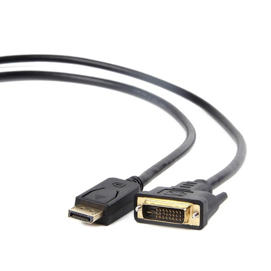 Gembird Cable DVI-D male - DisplayPort male 1.8m (CC-DPM-DVIM-6) (GEMCC-DPM-DVIM-6)-GEMCC-DPM-DVIM-6