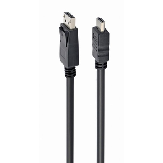 Gembird Cable DisplayPort male - HDMI male 3m (CC-DP-HDMI-3M) (GEMCC-DP-HDMI-3M)-GEMCC-DP-HDMI-3M