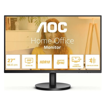 AOC U27B3M UHD VA Monitor 27'' with speakers (U27B3M) (AOCU27B3M)-AOCU27B3M