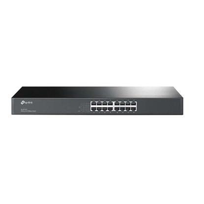 TP-LINK 16Port 10/100M RJ45 Ports, 1U 19-inch Rack-mountable Steel Case(TL-SF1016)  (TPTL-SF1016)-TPTL-SF1016