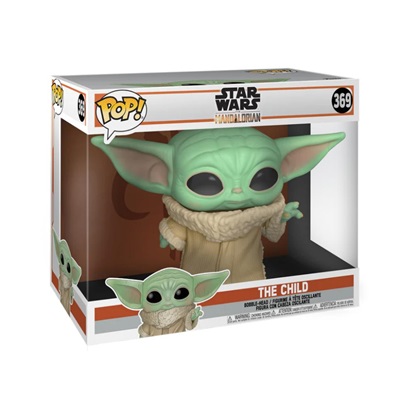 Funko Pop! TV: Star Wars: The Mandalorian - The Child #369 Supersized (FNK97572)-FNK97572