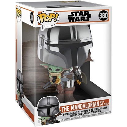 Funko Pop! TV: Star Wars: The Mandalorian - The Mandalorian with the Child #380 (FNK99316)-FNK99316