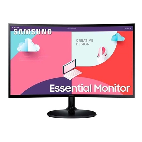 SAMSUNG LS24D364GAUXEN Curved Essential Monitor 24'' (SAMLS24D364GAUXEN)-SAMLS24D364GAUXEN